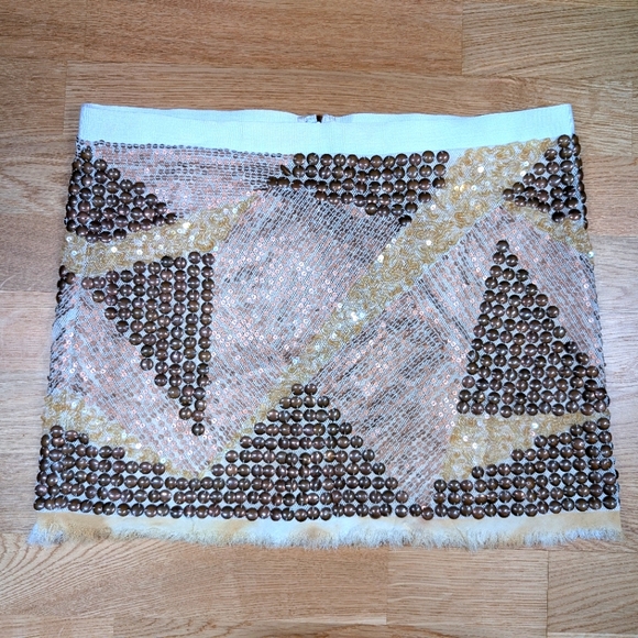 STUNNING beaded mini skirt - Picture 1 of 10